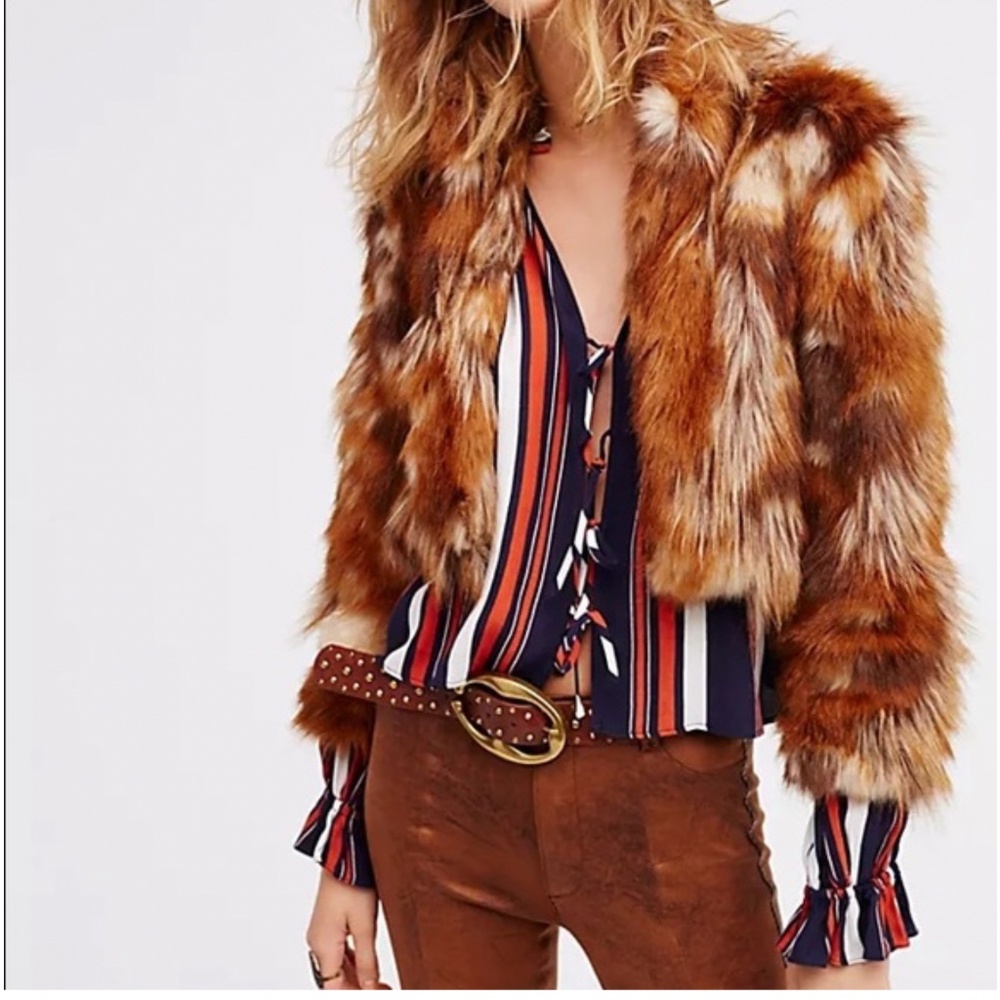Spell & the Gypsy Collective Faux Fur Jacket